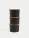 Set of 3 Round Storage Jars